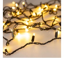 Светодиодная гирлянда ARD-STRING-CLASSIC-1000-BLACK-100LED-PULSE Warm (230V, 7W) (Ardecoled, IP65)  031649  Arlight