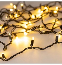 Светодиодная гирлянда ARD-STRING-CLASSIC-1000-BLACK-100LED-PULSE Warm (230V, 7W) (Ardecoled, IP65)  031649  Arlight