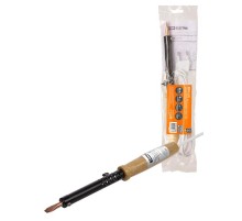 Паяльник ПД-80, ЭПСН, мощность 80 Вт, 230 В, деревянная ручка, плоское жало, "Гранит"  SQ1025-0404  TDM