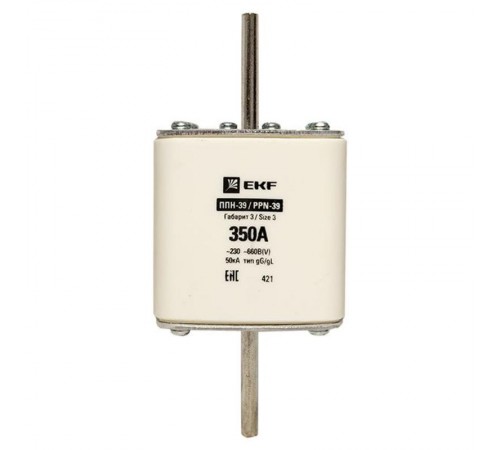 Плавкая вставка ППН-39 630/350А габарит 3  fus-39/630/350  EKF