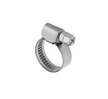 Хомут червячный 12-20/9-0,6мм, нержавеющая сталь W2, (50 шт/уп)  07-0712  REXANT