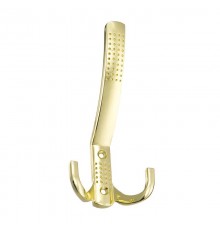 Крючок с перф. , 3-х рожковый, золото (1 шт)  - пакет   129904  Tech-KREP
