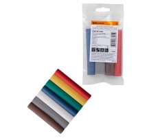 Набор трубок термоусаживаемых, клеевых ТТкНГ(3:1) "Полицвет 12,7/4,3 "  SQ0548-2208  TDM