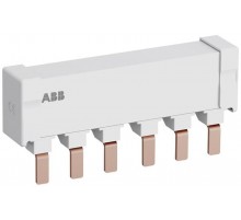 Шинная разводка 3-фазн. PS2-2-0-125 до 125А для соединения соединения 2-х автоматов типа MS165, MO165 без доп. контактов1SAM401920R1002 ABB