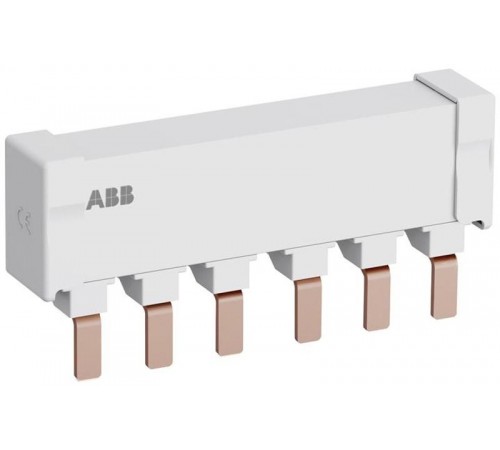 Шинная разводка 3-фазн. PS2-2-0-125 до 125А для соединения соединения 2-х автоматов типа MS165, MO165 без доп. контактов1SAM401920R1002 ABB