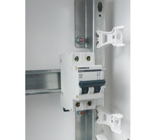Выключатель автоматический двухполюсный ВА47-29 20А C 4,5кА  MVA25-2-020-C  GENERICA