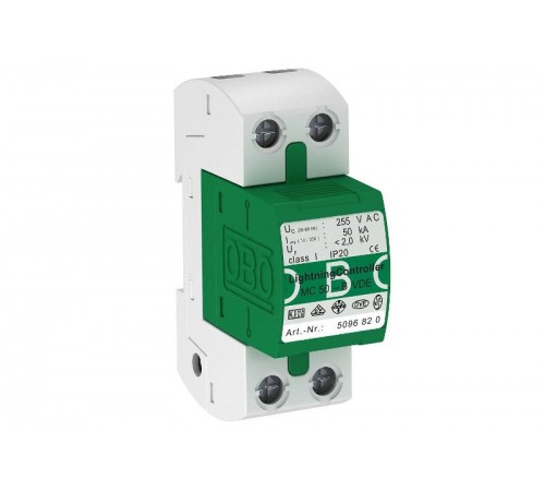 Устройства защиты от импульсных перенапряжений УЗИП для силовых сетей 1 пол. (Класс I), 255 В (MC 50-B VDE)  5096847  OBO Bettermann