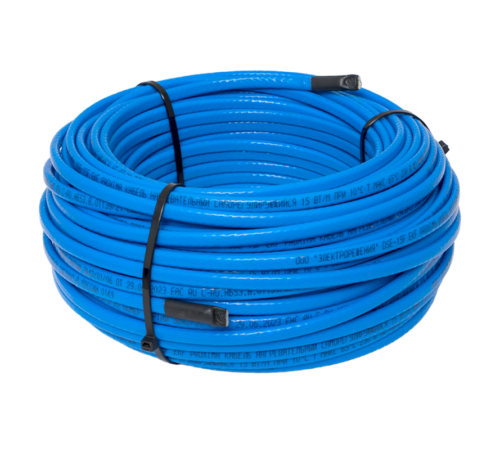 Кабель нагревательный саморегулирующийся DSE-15F (15 Вт/м) 200 м, фторполимер DSE-15F-200EKF