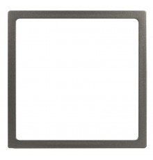 Рамка для розеток и выключателей Elegance 14-6001-16 декоративная, титан  Б0065848  ЭРА