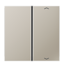 Клавиши для системы KNX, 1-группа с символами "стрелки"; благородная сталь  ES2401TSAP  Jung