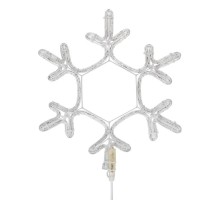 Фигура "Снежинка" цвет белый, размер  45*38 см   501-212-1  NEON-NIGHT