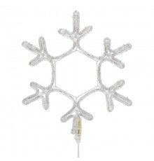 Фигура "Снежинка" цвет белый, размер  45*38 см   501-212-1  NEON-NIGHT
