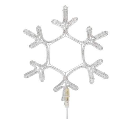 Фигура "Снежинка" цвет белый, размер  45*38 см   501-212-1  NEON-NIGHT