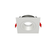 Рамка для модульного светильника FLEX 50 09 квадратная встраиваемая 110х110х45мм RAL9010 поворотная  V1-R0-00435-10004-2000000  VARTON