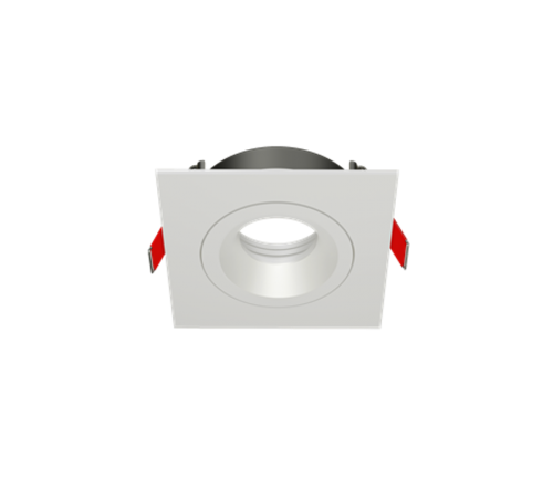Рамка для модульного светильника FLEX 50 09 квадратная встраиваемая 110х110х45мм RAL9010 поворотная  V1-R0-00435-10004-2000000  VARTON