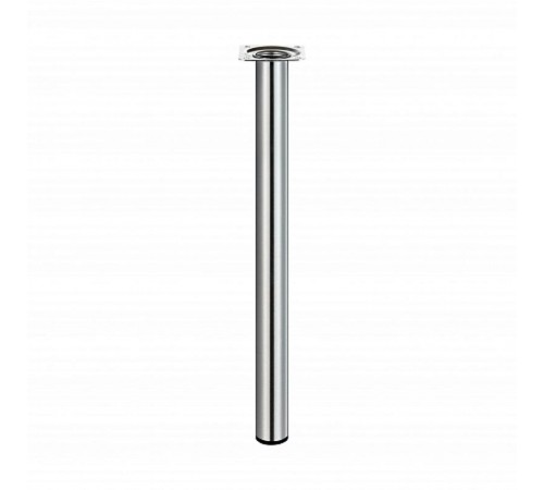 Ножка металл.круглая, нерегулир, D30х400мм, никель - накл.   151259  Tech-KREP