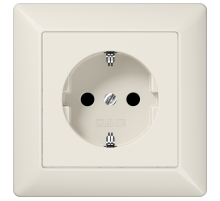 Штепсельная розетка SCHUKO 16A 250V~ с защитой от детей; слоновая кость AS1520KI Jung