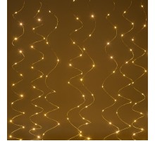 Гирлянда светодиодная серия  Holiday INZR-01 занавес 3*3 м теплый белый 240 microled USB  Б0060435  Intro