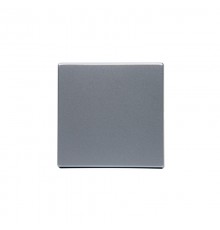 Клавиша для 1-клавишных выключателей/перелючателей/кнопок, глухая, Impressivo, алюминий  1786-83   2TKA000542G1  ABB