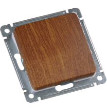 Выключатель скрытой установки, одноклавишный, механизм, цвет дуб  ВС10-411-05  HEGEL