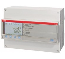 Счетчик 3-фазный активной энергии,1-тарифный,кл. точности 1,прямого вкл. 5(80)А, имп. выход,тип A43 111-200  2CMA100106R1000  ABB