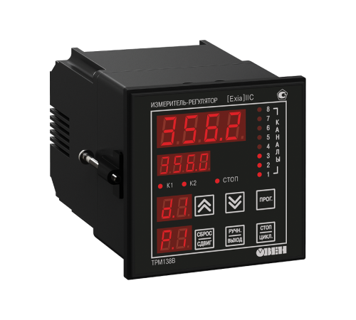 Измеритель-регулятор восьмиканальный взрывозащищенный ТРМ138В-К  30371  ОВЕН