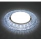 Светильник встраиваемый с белой LED подсветкой CD4020 потолочный GX53 без лампы прозрачный  41293  Feron