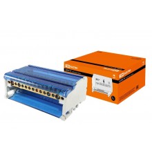 Шина "N" нулевая на DIN-рейку в корпусе 4х15групп   SQ0801-0011  TDM