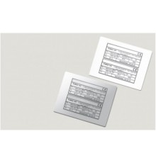 Табличка полужесткая для маркировки оболочек. Клейкое основание. ПВХ. Зеленая  TASE60100AG  DKC