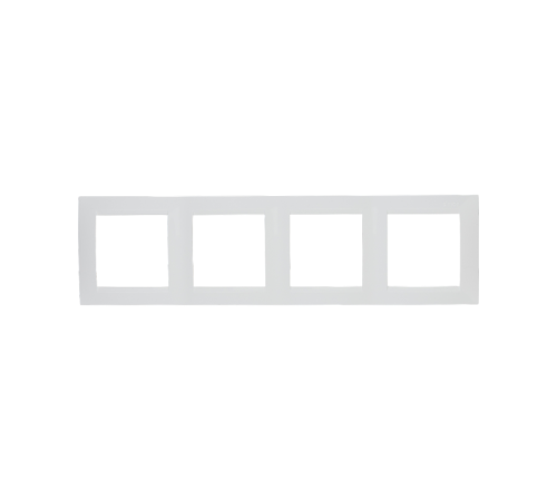 Simon 15 Белый Рамка универсальная, 4 поста  1500640-030  Simon