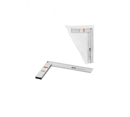 Угольник столярный 250 мм алюминиевый, усиленный, облегченная рукоятка, "Рубин"  SQ1018-0511  TDM