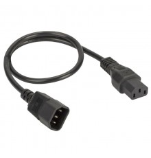 Кабель питания IEC320 C13 - IEC320 C14, 0.5 м, сечение 3 х 1,5 мм  R5CORD3405  DKC