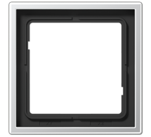 Рамка для вертикальной и горизонтальной установки, 1 пост; металл; алюминий; Aluminium  AL2981  Jung