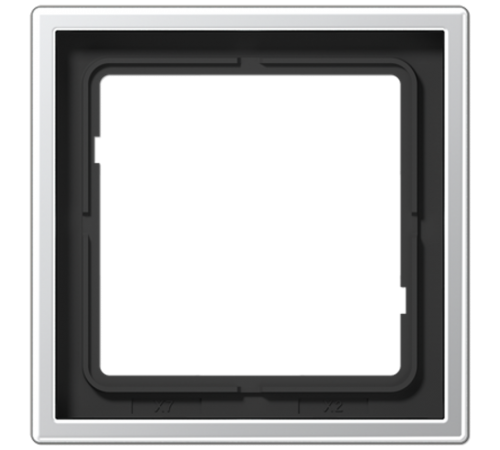 Рамка для вертикальной и горизонтальной установки, 1 пост; металл; алюминий; Aluminium  AL2981  Jung