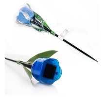 Cветильник садовый декоративный на солнечной батарее "Синий тюльпан" USL-C-454/PT305 BLUE TULIP 4000К, 1*LR акк. в/к. IP44  UL-00004279  Uniel