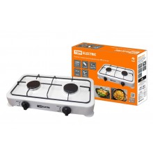 Плитка газовая двухконфорочная, ГП-2, белая,  SQ2515-0002  TDM