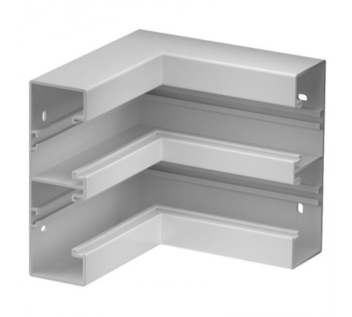 Внутренний угол кабельного канала Rapid 45-2 нерегулируемый 53x165 мм (ПВХ,серый) (GK-IS53165LGR)  6113432  OBO Bettermann