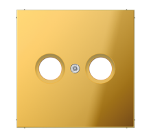 Крышка для телевизионной розетки; металл цвета золота  GO2990TV  Jung