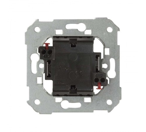 Simon 75 Механизм Выключатель кнопочный 2-кл на размыкание, 10А 250В, S82, S82N, S88, S82 Detail  75395-39  Simon