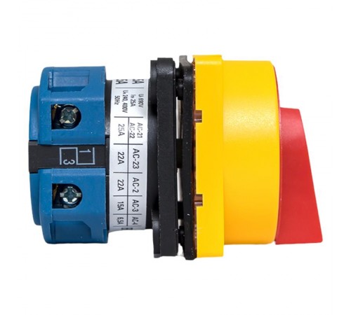 Переключатель кулачковый ПК-1-21 25А 1P "1-0-2" с блокировкой IP65  PROxima pk-1-21-25-a65 EKF