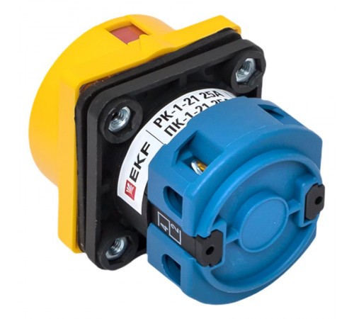 Переключатель кулачковый ПК-1-21 25А 1P "1-0-2" с блокировкой IP65  PROxima pk-1-21-25-a65 EKF