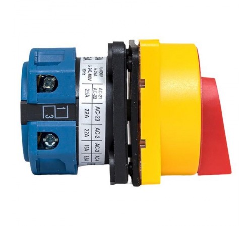 Переключатель кулачковый ПК-1-21 25А 1P "1-0-2" с блокировкой IP65  PROxima pk-1-21-25-a65 EKF