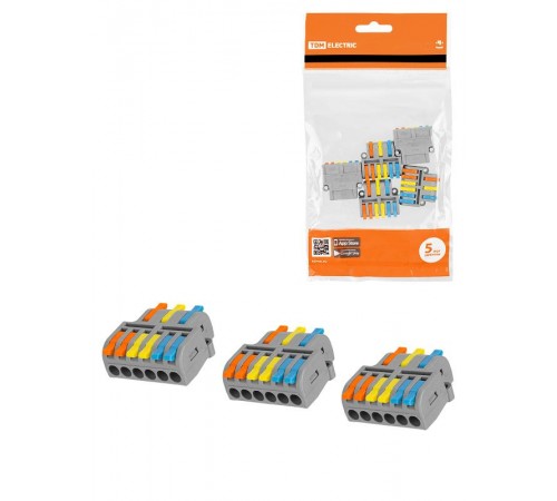 Клемма разветвительная СКР-436 (4 мм2) (5 шт/упак)  SQ0527-0315  TDM