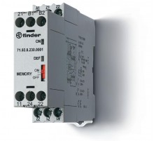 Термисторное реле (PTC); память отказов; питание 230В АС; выход 2СO 10A; ширина 22.5мм; степень защиты IP20  719282300001  Finder