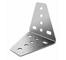 Уголок монтажный, толщ. 2,0 мм, гор. цинк, 351601  УМ-2,0-ГЦ   Ostec