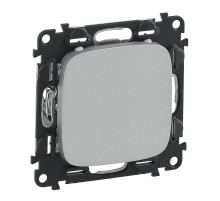 Valena ALLURE Алюминий Заглушка с суппортом  755187  Legrand