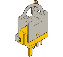 Разъем FIDE-1/4-D для цепей расцепителя, со стороны 1-2-3-4, для установки контактов BRE-T, четырехполюсный  1SNA166897R1200  TE