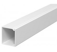 Мини-канал WDK с крышкой 30x30x2000 мм (высота борта 30 мм, крышка 30 мм) ПВХ белый RAL 9010  6191096  OBO Bettermann