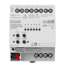 Актуатор коммутирующий, 6 каналов света/3 канала жалюзи; KNX   230061SR  Jung