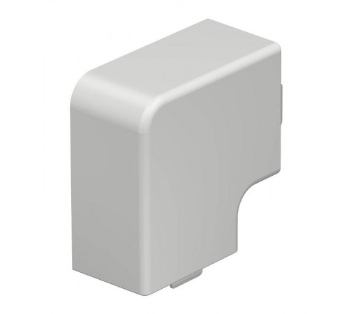 Крышка плоского угла кабельного канала WDK 30x45 мм (ПВХ,светло-серый) (WDK HF30045LGR)  6183301  OBO Bettermann